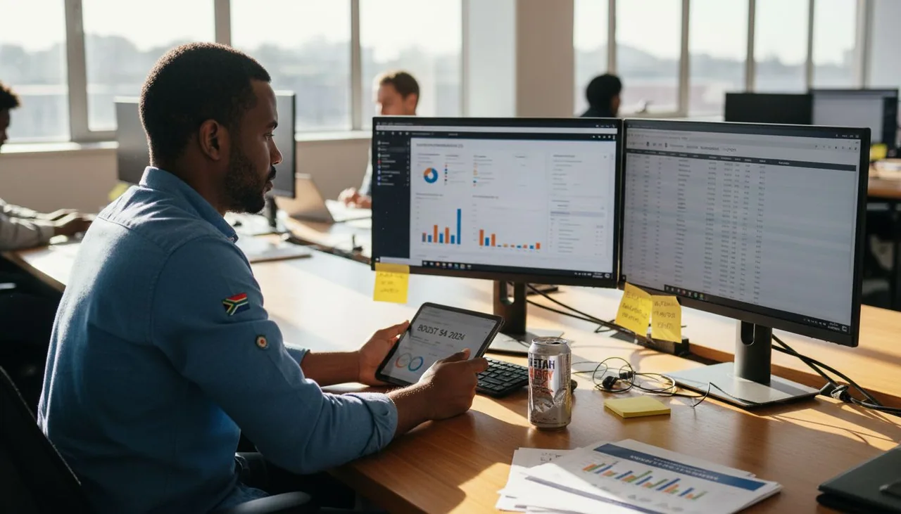 Marketing strategist tracking influencer metrics
