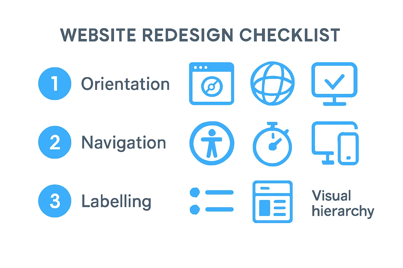 Infographic explaining user experience design steps