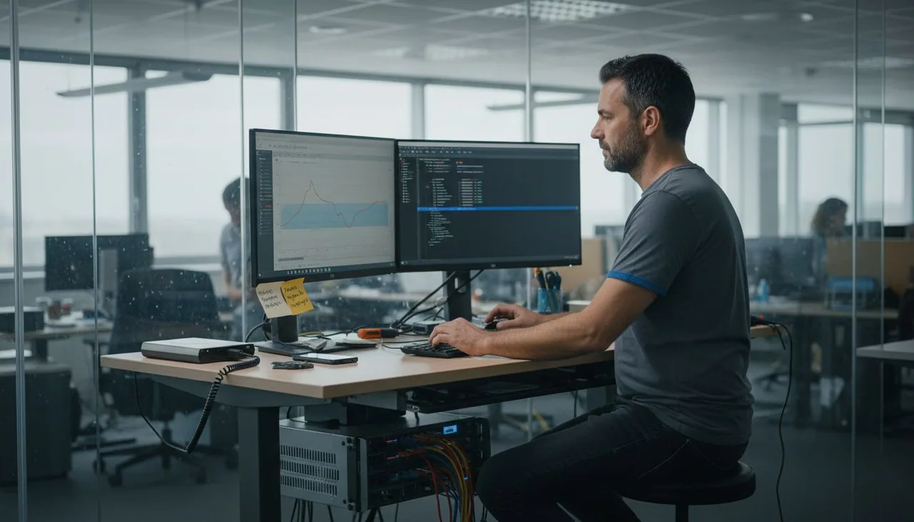 Technical testing workspace with cms diagnostics