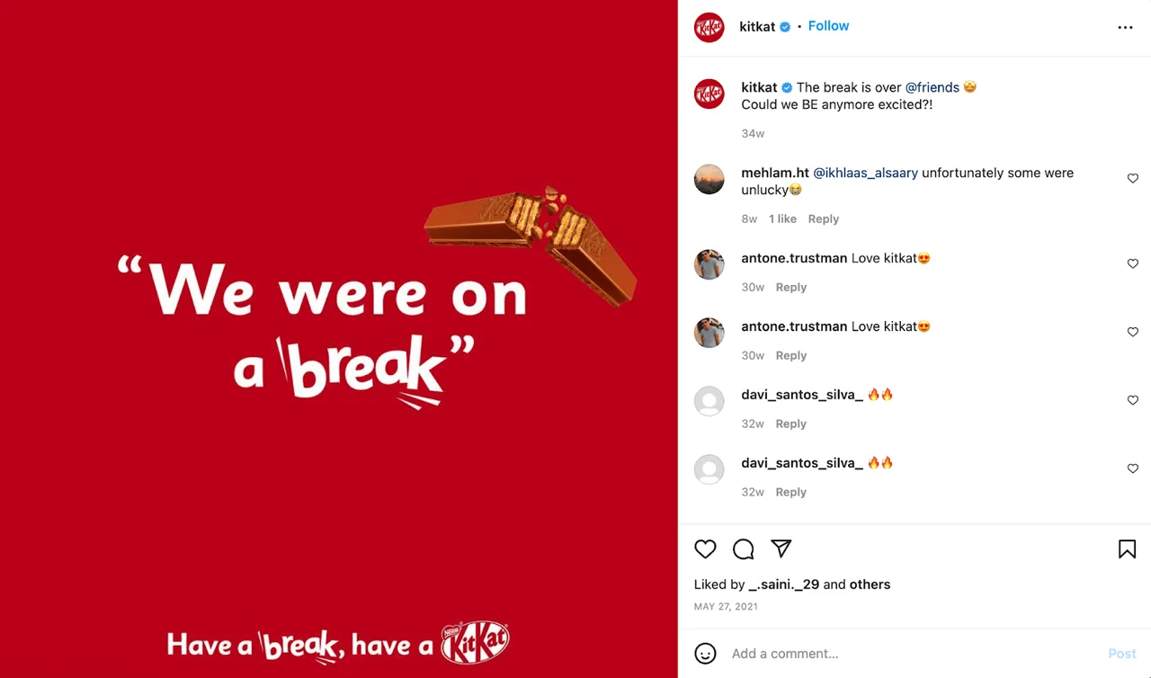 KitKat personalized marketing